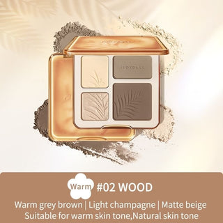 Judydoll 2 in 1 Highlighter Contour Palette