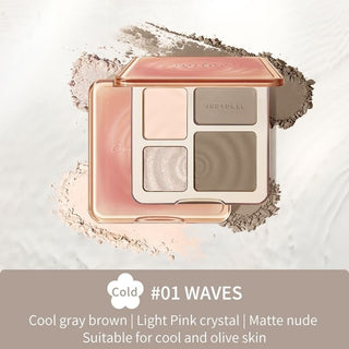 Judydoll 2 in 1 Highlighter Contour Palette