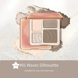 Judydoll 2 in 1 Highlighter Contour Palette