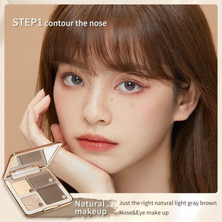 Judydoll 2 in 1 Highlighter Contour Palette