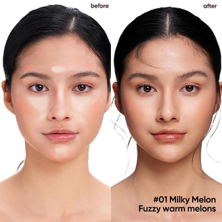 Judydoll 2 in 1 Blush Highlight Palette