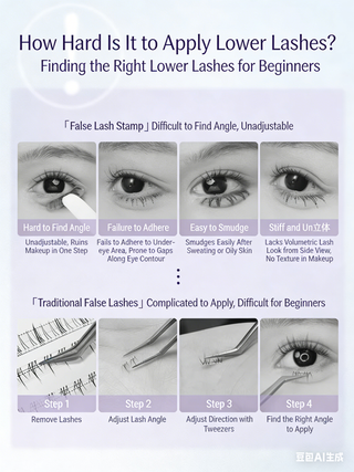 Mr.Wish White Moonlight Glue-Free Lower Eyelahes