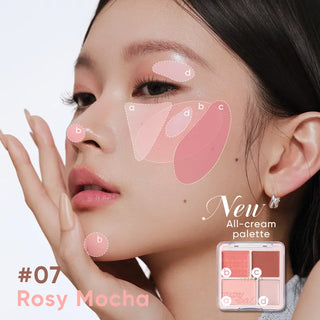 Judydoll 2 in 1 Blush Highlight Palette