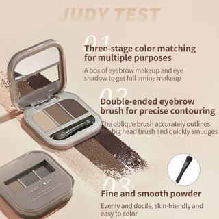 Judydoll 3 Shade Eyebrow Powder