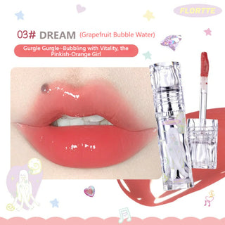 FLORTTE Girl's World Non-Stick Cup Lip Lacquer