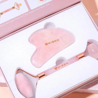 Mizon Facial Massage Roller And Gua-Sha Set