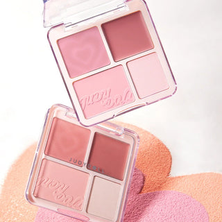 Judydoll 2 in 1 Blush Highlight Palette