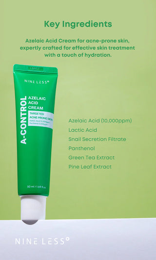 NINE LESS A-Control Azelaic Acid Cream