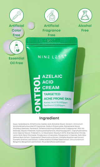 NINE LESS A-Control Azelaic Acid Cream