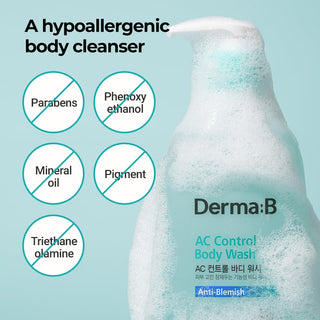 Derma:B AC Control Body Wash