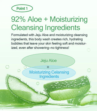 Holika Holika Aloe Clean Water Formula 92% Shower Gel