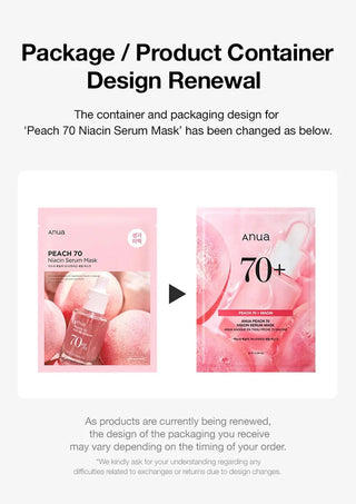 Anua Peach 70 Niacin Serum Mask (1 Sheet)