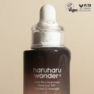 Haruharu Wonder Black Rice Hyaluronic Botanical 2GF Wonderful Ampoule