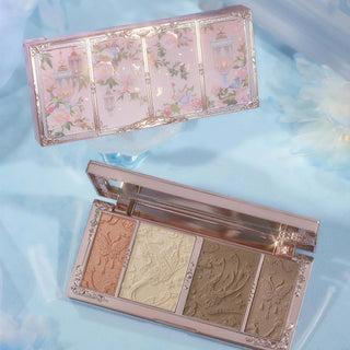 Flower Knows Butterfly Cloud Collar Embossed Highlight & Contour Palette