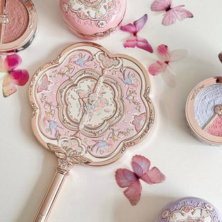 Flower Knows Butterfly Cloud Collar Hand Mirror
