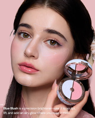 Flower Knows Butterfly Cloud Collar Rouge Box Highlighting & Blush Duo Powder