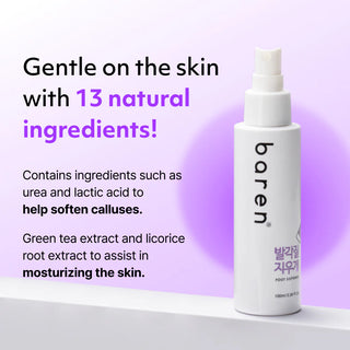 Baren Callus Remover Peeling Foot Spray
