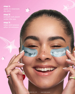 The Creme Shop Calming Hydrogel Under Eye Patches - Cinnamoroll