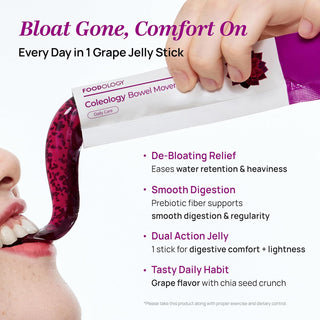 FOODOLOGY Coleology Bowel Movement Jelly (Grape & Prune)