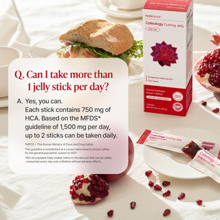 FOODOLOGY Coleology Cutting Stick Jelly (Pomegranate)
