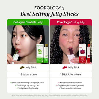 FOODOLOGY Collagen Centella Jelly (Green Apple)