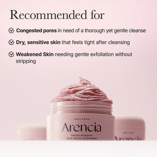 Arencia Fresh Rosehip Mochi Cleanser