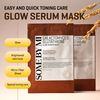 SOME BY MI Galactomyces Glutathione Glow Serum Mask (1 Sheet) DIGISO SOME BY MI Galactomyces Glutathione Glow Serum Mask (1 Sheet) DIGISO