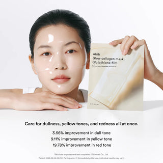Abib Glow Collagen Mask Glutathione Film(4 Sheets)