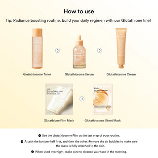 Abib Glow Collagen Mask Glutathione Film(4 Sheets)