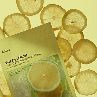 Anua Green Lemon Vita C Blemish Serum Mask (1 Sheet)