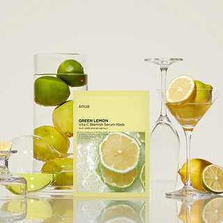 Anua Green Lemon Vita C Blemish Serum Mask (1 Sheet)