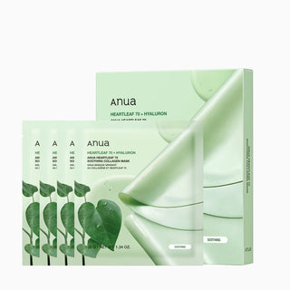 ANUA Heartleaf 70 Soothing Collagen Mask (4 Sheets)