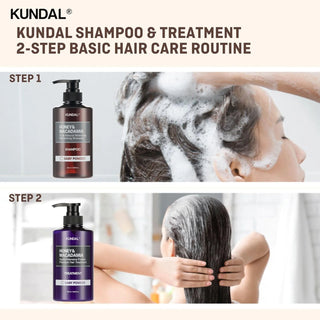KUNDAL Honey & Macadamia Pure Natural Shampoo + Protein Premium Treatment