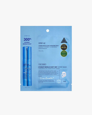 VT Cosmetics Hydrop Reedle Shot 300hL 2 Step Mask (1 Sheet)