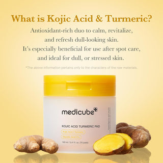 Medicube Kojic Acid Tumeric Toner Pad