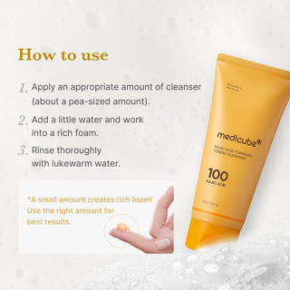 Medicube Kojic Acid Turmeric Whip Cleanser