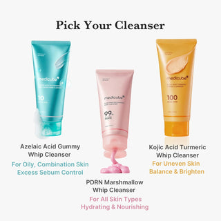 Medicube Kojic Acid Turmeric Whip Cleanser