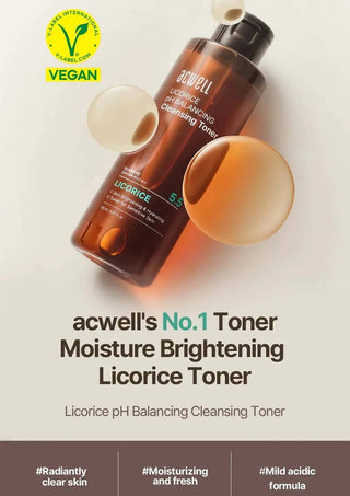 ACWELL Licorice pH Balancing Cleansing Toner