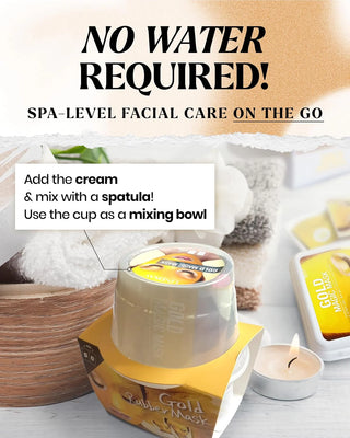 LINDSAY Luxury Mask Cup - Gold