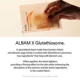 Abib Mild Acidic pH Sheet Mask Glutathiosome Fit( 1 sheet)