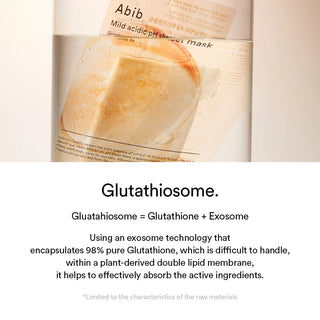 Abib Mild Acidic pH Sheet Mask Glutathiosome Fit( 1 sheet)