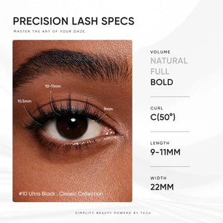WOSADO Magnetic Lashes - NO.10 Ultra Black
