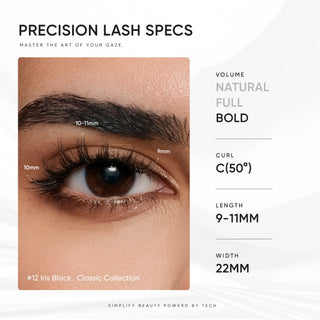 WOSADO Magnetic Lashes - NO.12 Iris Black