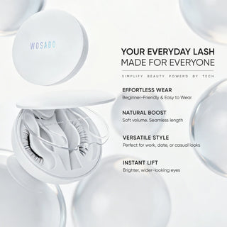 WOSADO Magnetic Lashes - NO.17 Ice Black