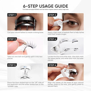 WOSADO Magnetic Lashes - NO.17 Ice Black