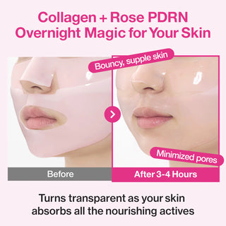 Numbuzin No.2 Rose PDRN Overnight Collagen Mask (4 Sheets)