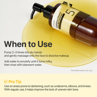 Numbuzin No.5 Glutathione C Facial Spa Cleansing Oil