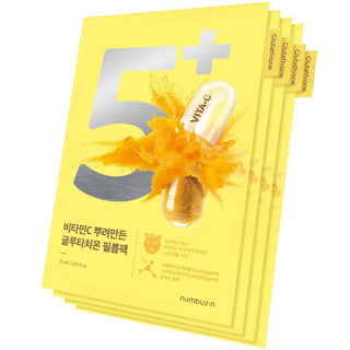 Numbuzin No.5 Vitamin Spotlight Sheet Mask (4 Sheets)