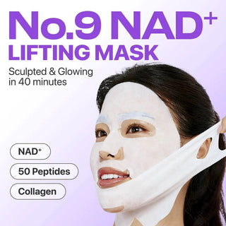 Numbuzin No.9 NAD+ BIO Lifting-sil Full Face Mask (4 Sheets)