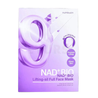 Numbuzin No.9 NAD+ BIO Lifting-sil Full Face Mask (4 Sheets)